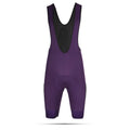 Cycling Purple Cargo Shorts – Functional Storage with K10 Graphene Chamois | Nomad Vélo