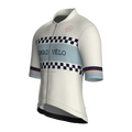 Classic White Short Sleeve Jersey | Nomad Vélo