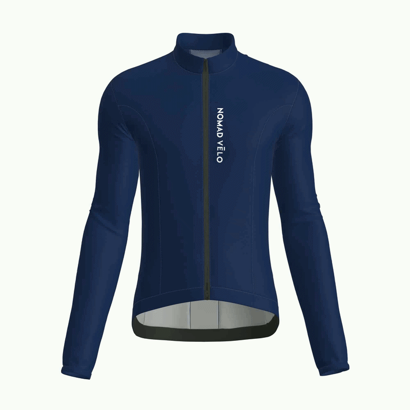 Navy Blue Nomad Windproof Cycling Jacket
