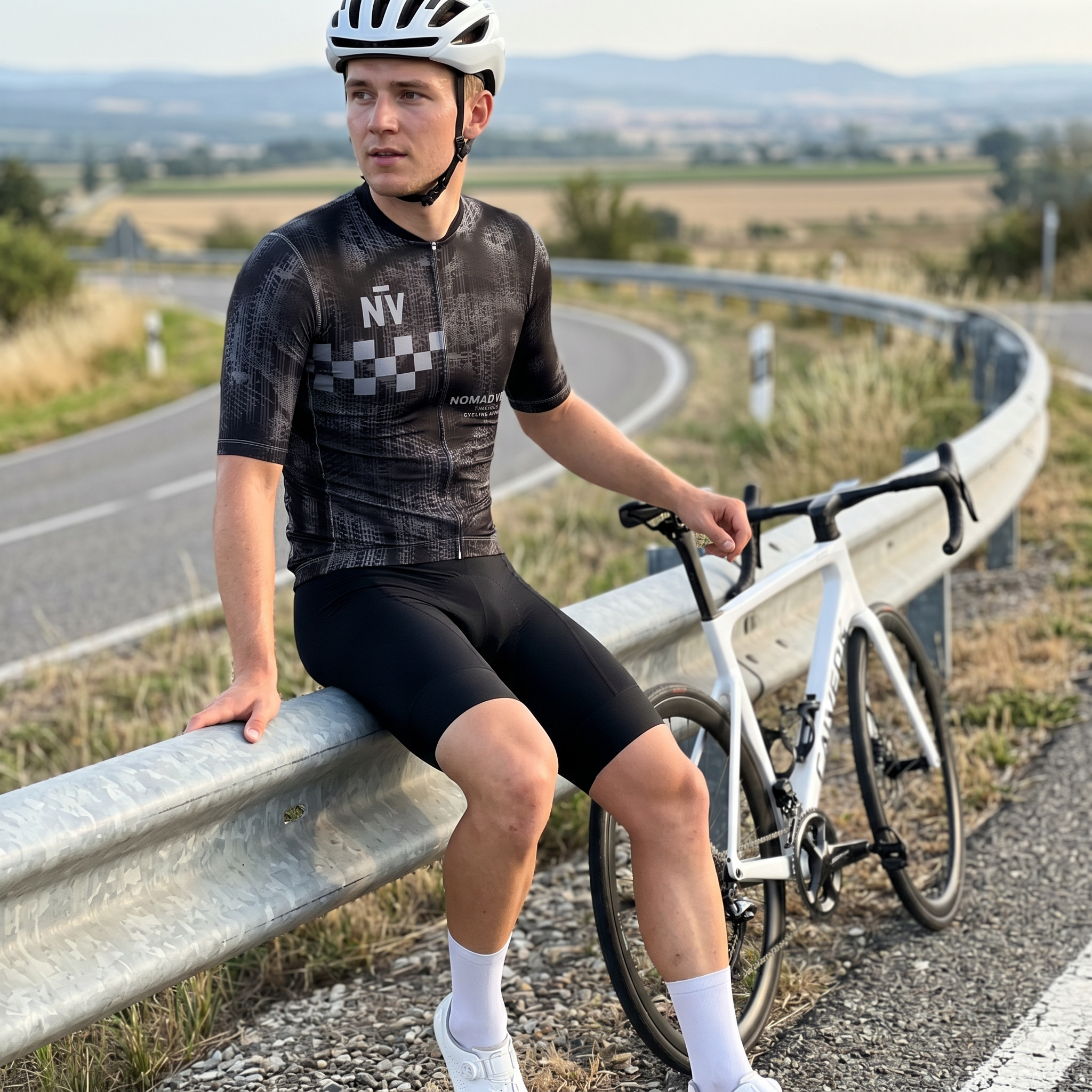 Race Obsidian Short Sleeve Jersey | Nomad Vélo