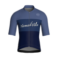 Minimal Navy Short Sleeve Jersey | Nomad Vélo