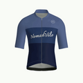 Minimal Navy Short Sleeve Jersey | Nomad Vélo