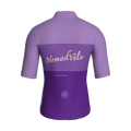 Minimal Purple Short Sleeve Jersey | Nomad Vélo