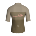 Minimal Khaki Short Sleeve Jersey | Nomad Vélo