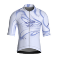 Futurist White Short Sleeve Jersey | Nomad Vélo
