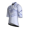 Futurist White Short Sleeve Jersey | Nomad Vélo