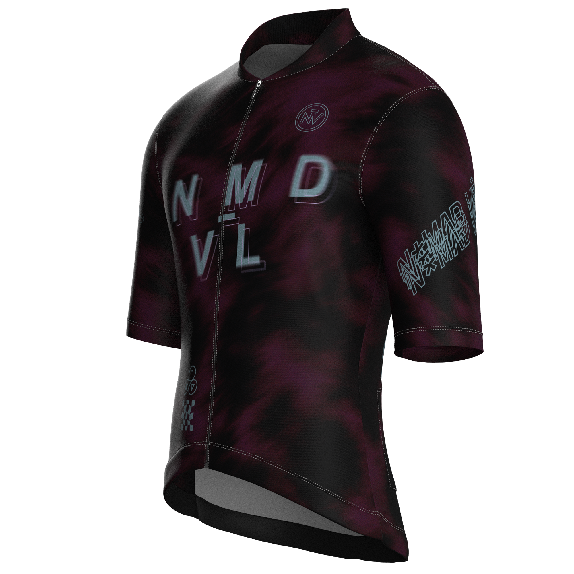 Boreal Burgundy Short Sleeve Jersey | Nomad Vélo