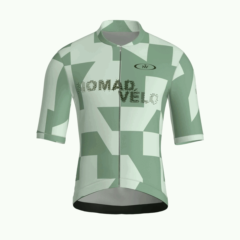 Vector Green Short Sleeve Jersey | Nomad Vélo