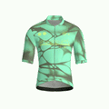 Spider Green Short Sleeve Jersey | Nomad Vélo