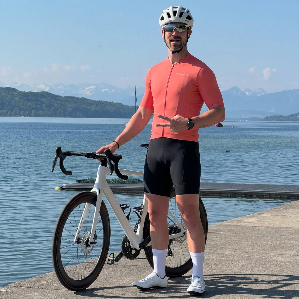 Pure Orange Jersey – Cycling Short Sleeve Race Fit