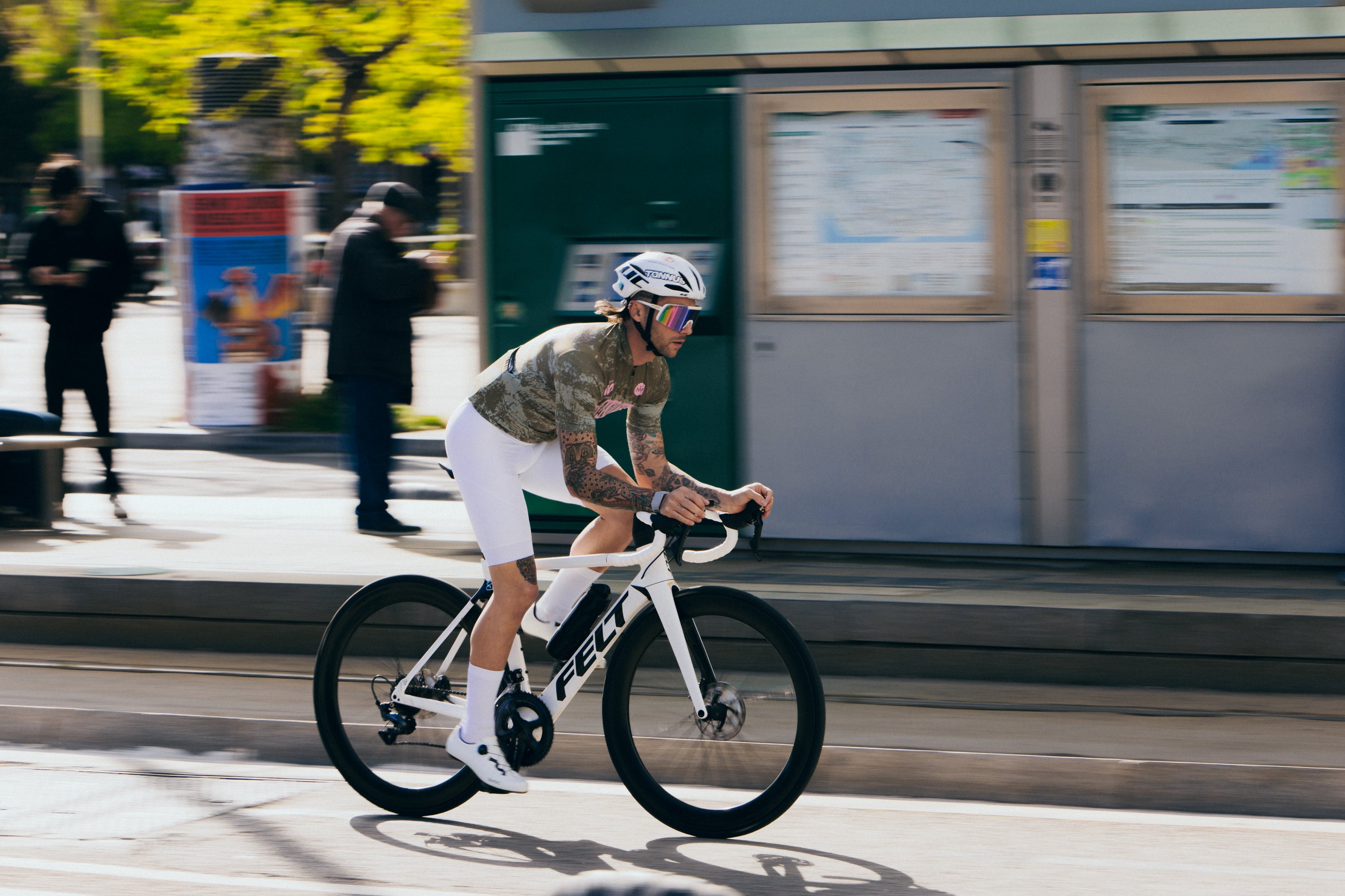 Brutal Khaki Short Sleeve Jersey | Nomad Vélo