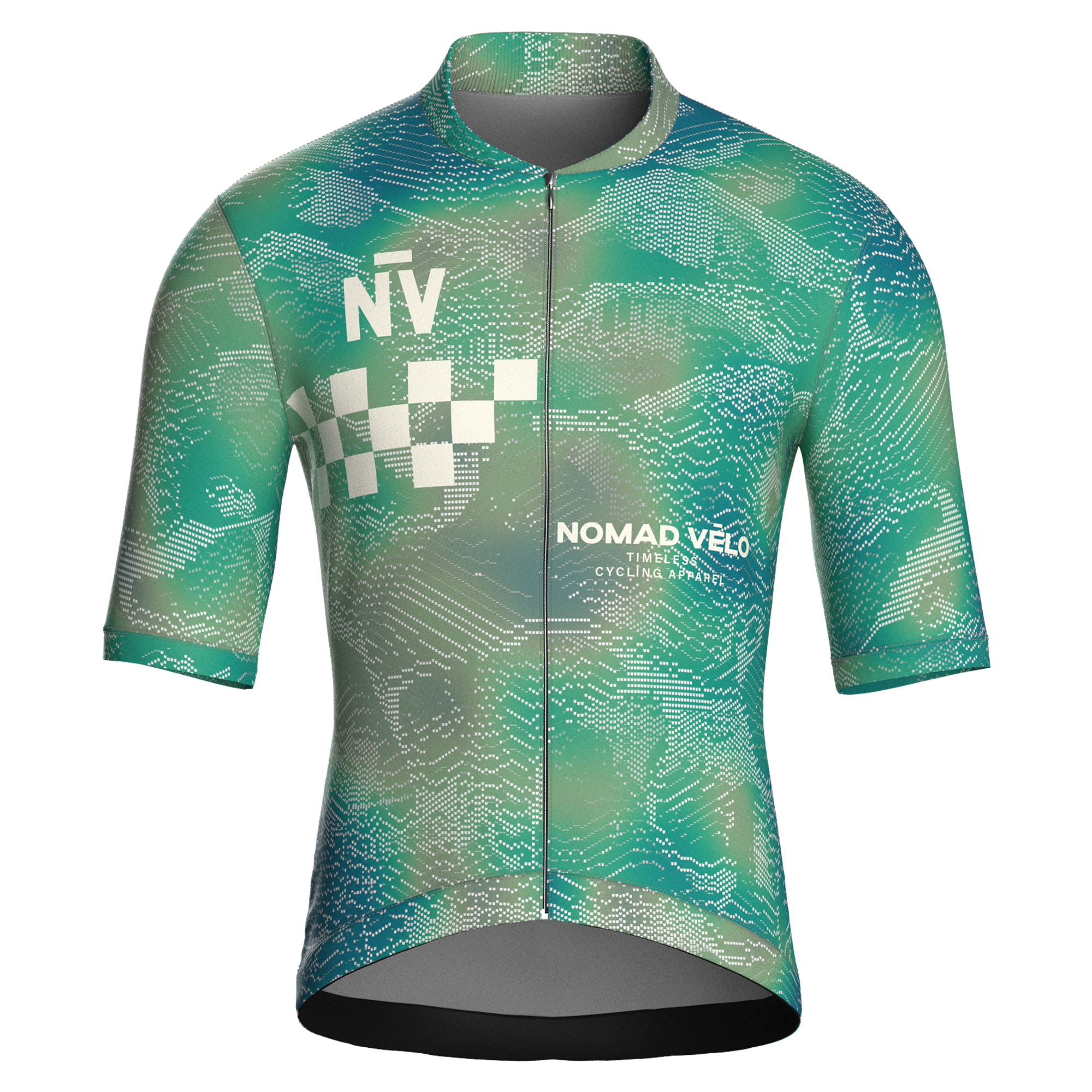 Race Green Short Sleeve Jersey | Nomad Vélo