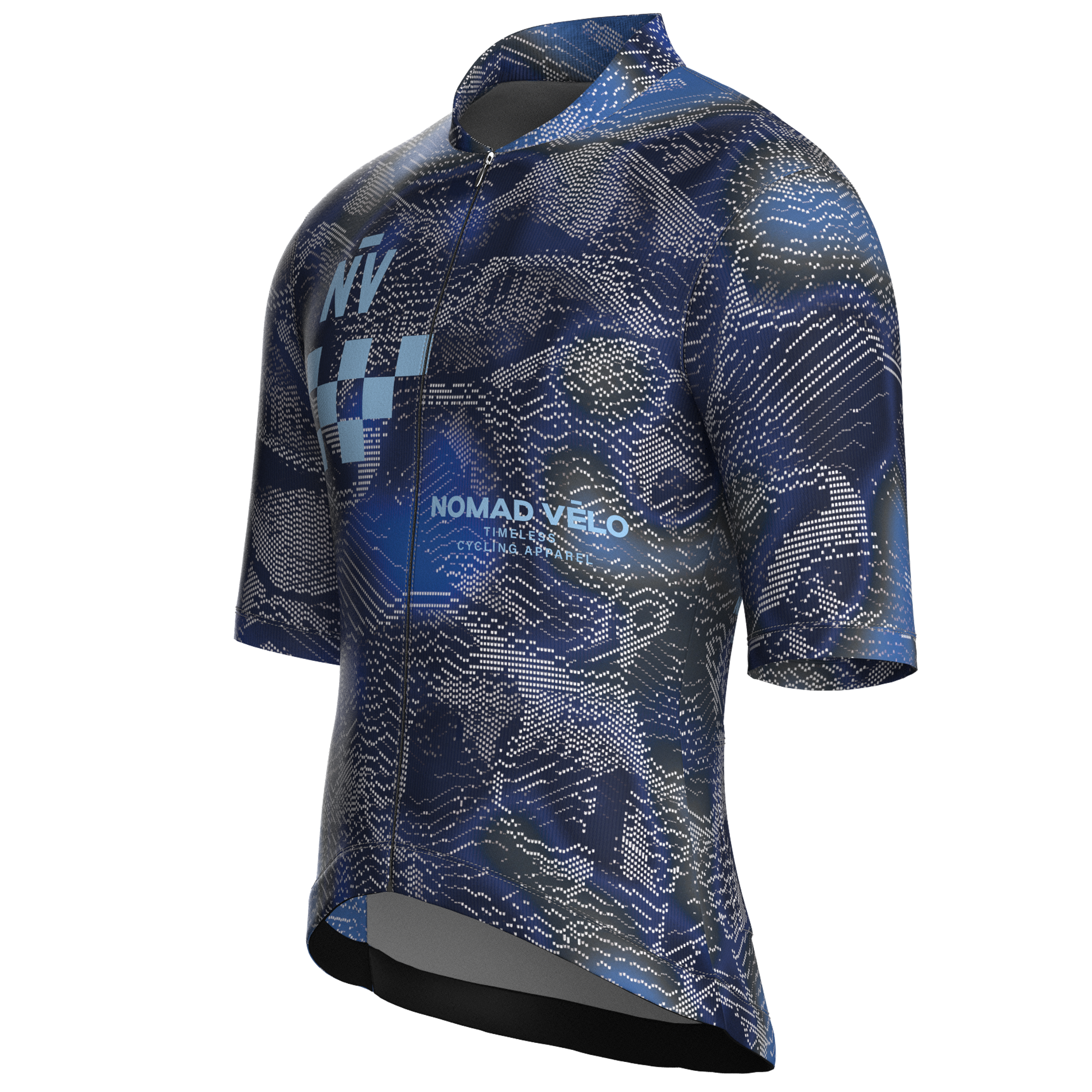 Race Navy Short Sleeve Jersey | Nomad Vélo