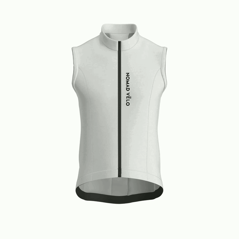 White Nomad Windproof Cycling Vest