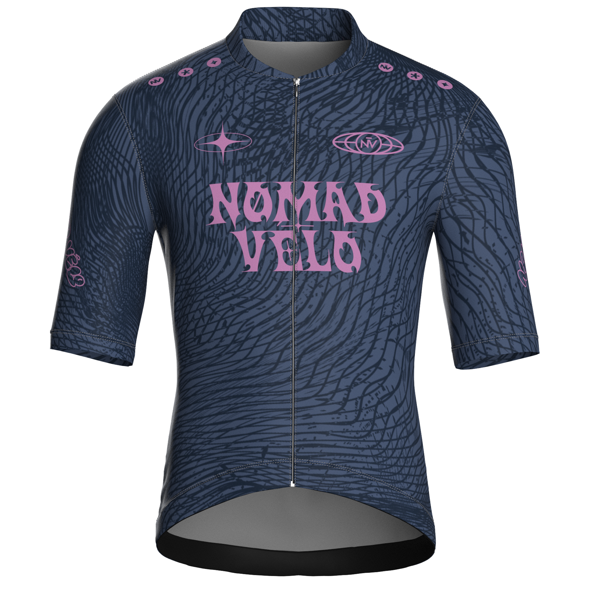 Coco Navy Short Sleeve Jersey | Nomad Vélo