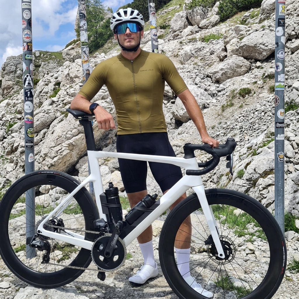 Pure Khaki Jersey – Cycling Short Sleeve Race Fit
