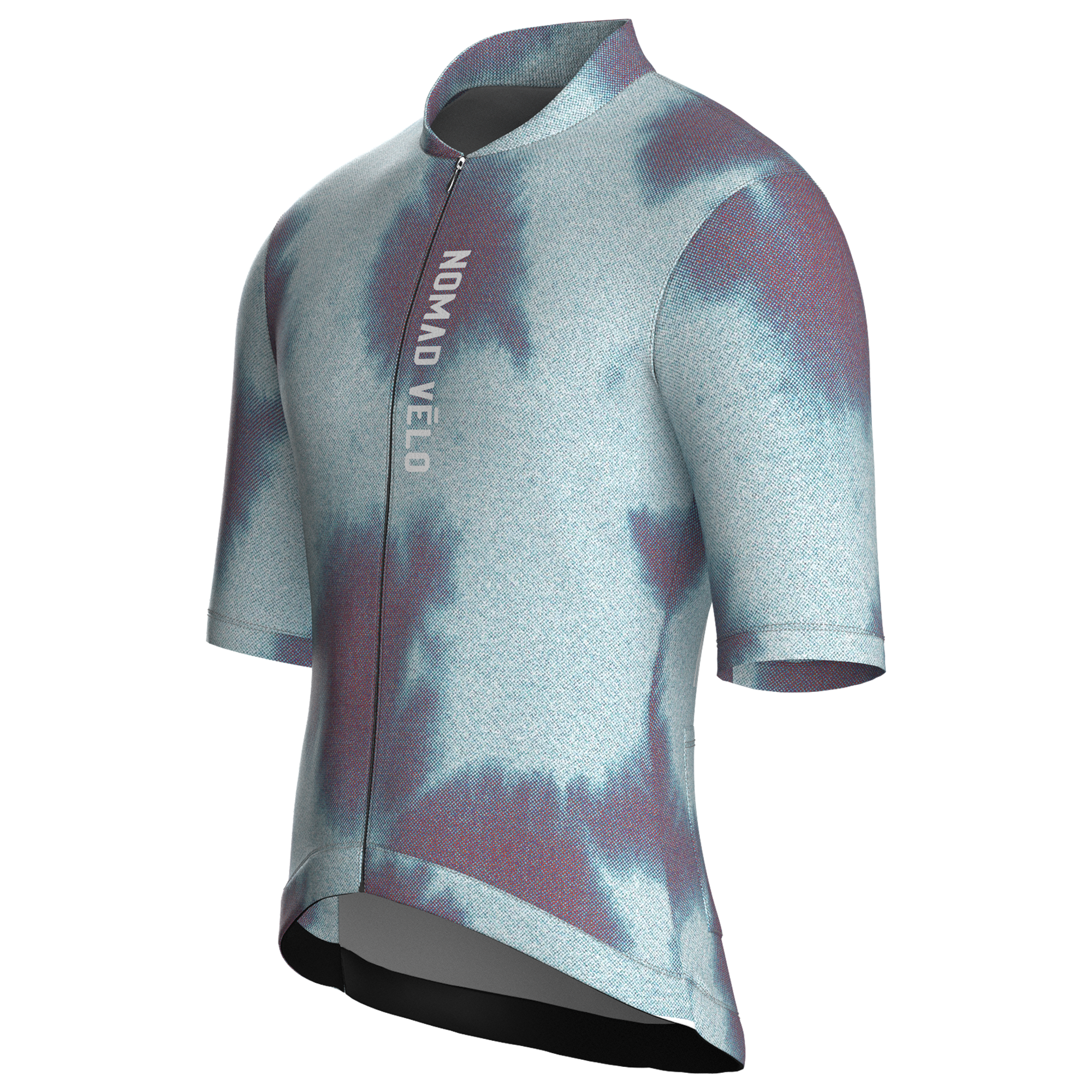 Tie-Dye Blue Jersey – Cycling Short Sleeve Race Fit