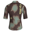 Tie-Dye Brown Jersey – Cycling Short Sleeve Race Fit