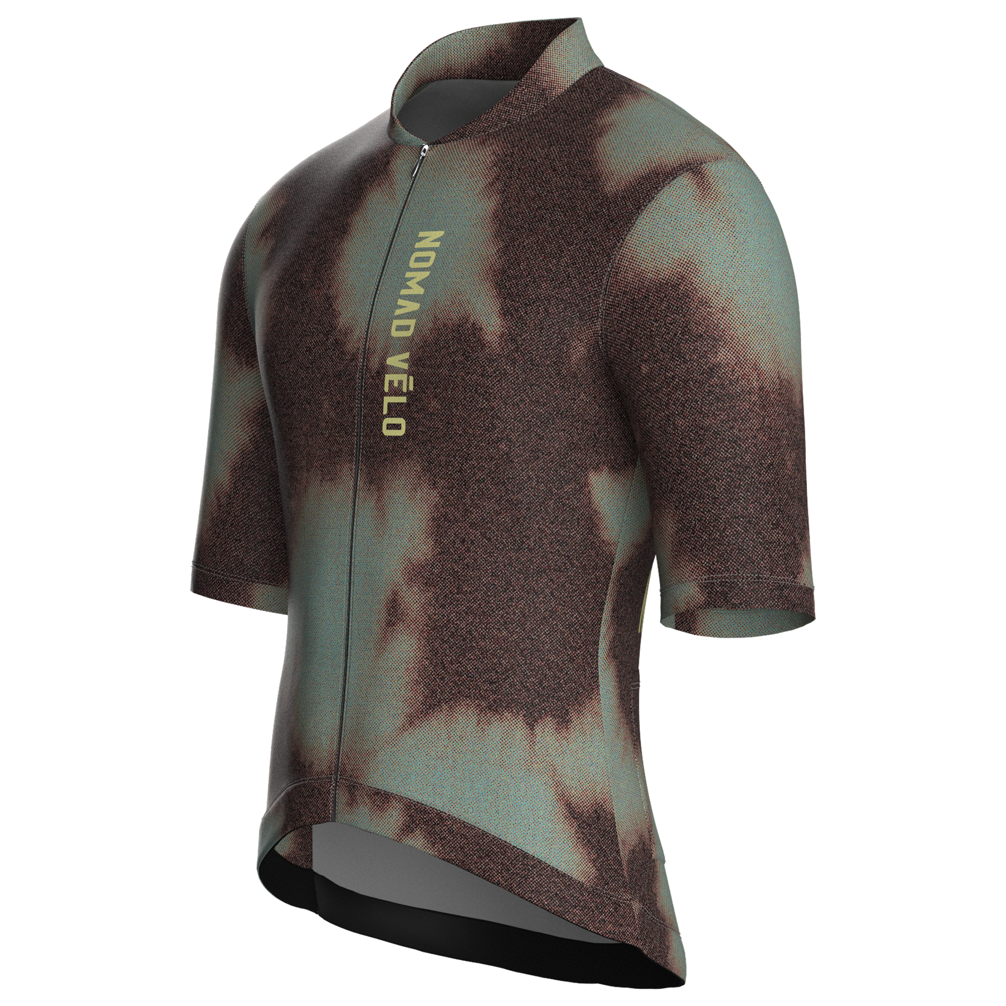 Tie-Dye Brown Jersey – Cycling Short Sleeve Race Fit