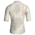Tie-Dye Cream Jersey – Cycling Short Sleeve Race Fit