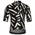 Brushstroke Black Jersey – Cycling Short Sleeve Race Fit