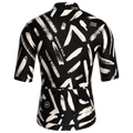 Brushstroke Black Jersey – Cycling Short Sleeve Race Fit