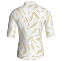 Brushstroke White Jersey – Cycling Short Sleeve Race Fit