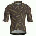 Brushstroke Olive Jersey – Cycling Short Sleeve Race Fit