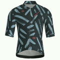 Brushstroke Slate Jersey – Cycling Short Sleeve Race Fit