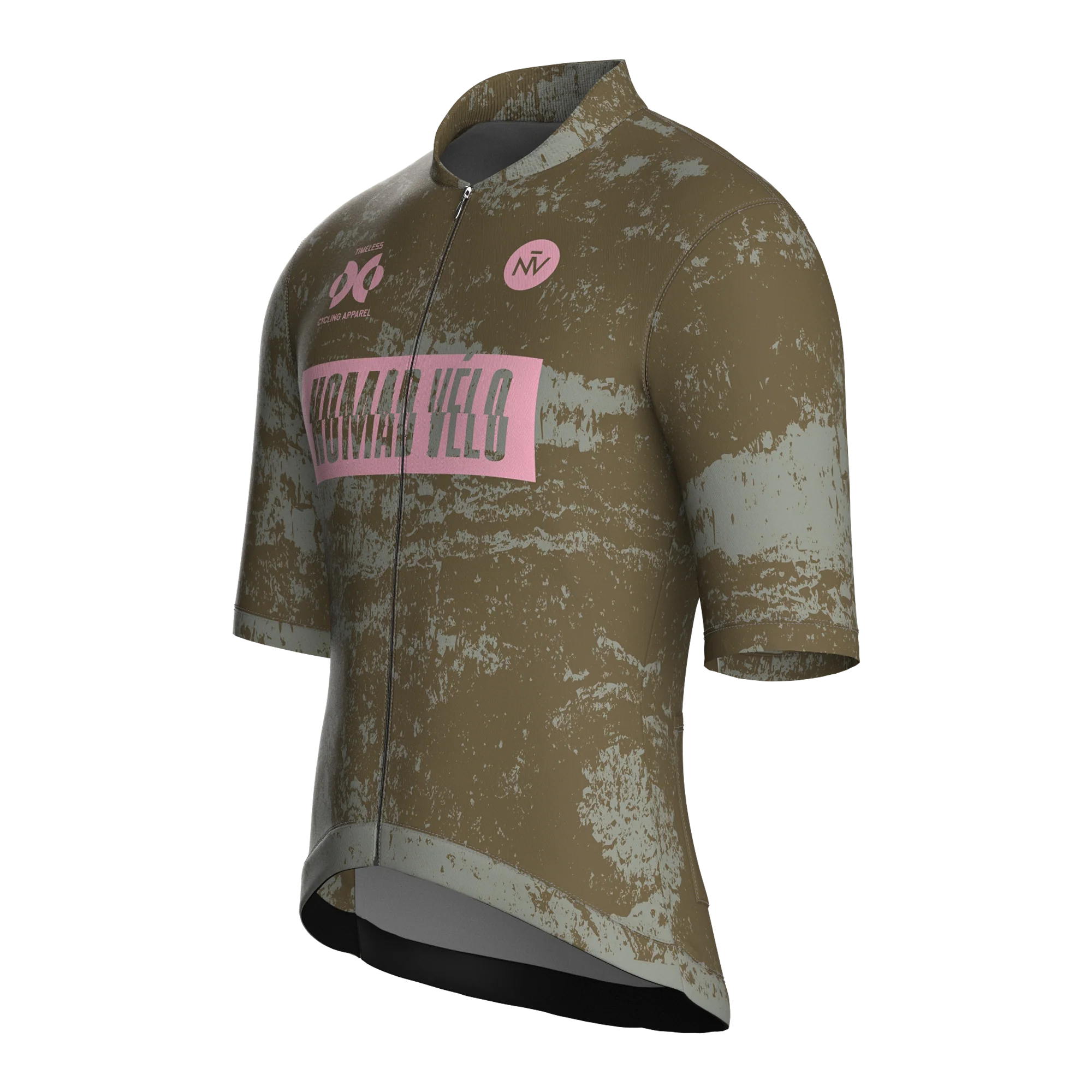 Brutal Khaki Short Sleeve Jersey | Nomad Vélo