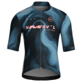 Marble Navy Jersey – Cycling Short Sleeve Race Fit