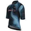 Marble Navy Jersey – Cycling Short Sleeve Race Fit