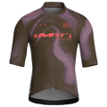 Marble Brown Jersey – Cycling Short Sleeve Race Fit Road Training