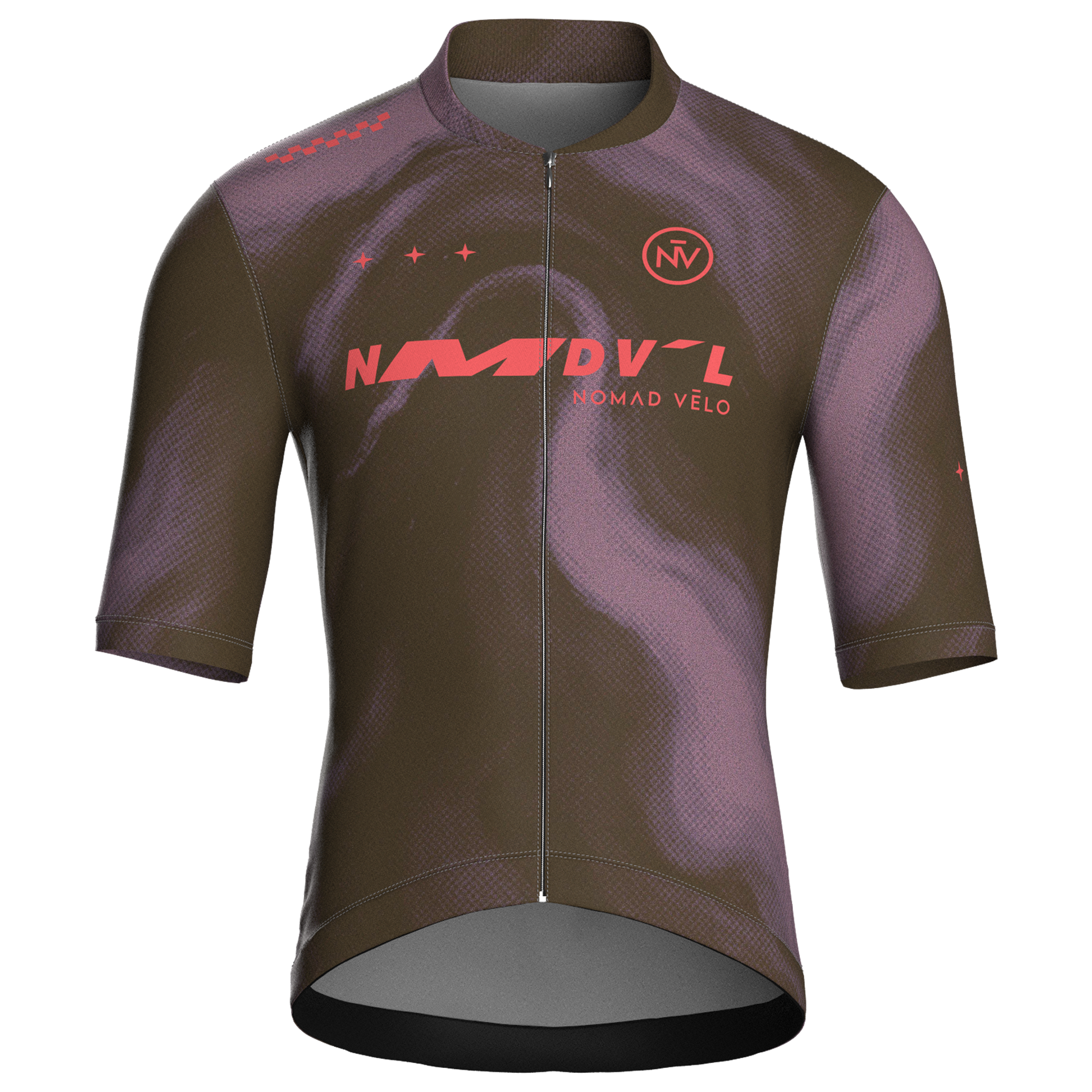 Marble Brown Jersey – Cycling Short Sleeve Race Fit Road Training