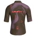 Marble Brown Jersey – Cycling Short Sleeve Race Fit Road Training