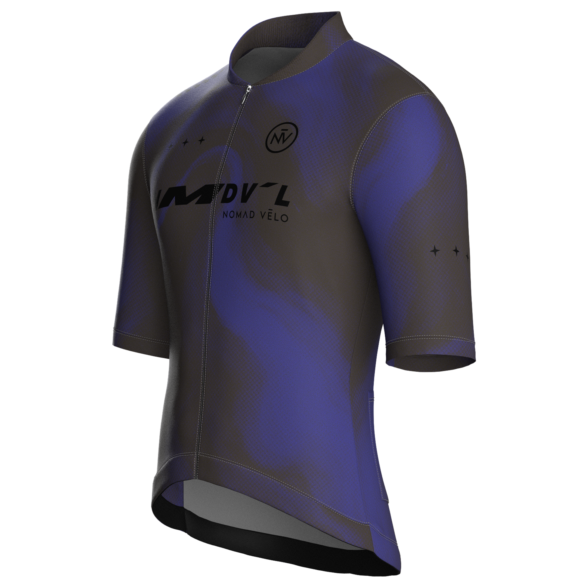 Marble Cobalt Jersey – Cycling Short Sleeve Race Fit