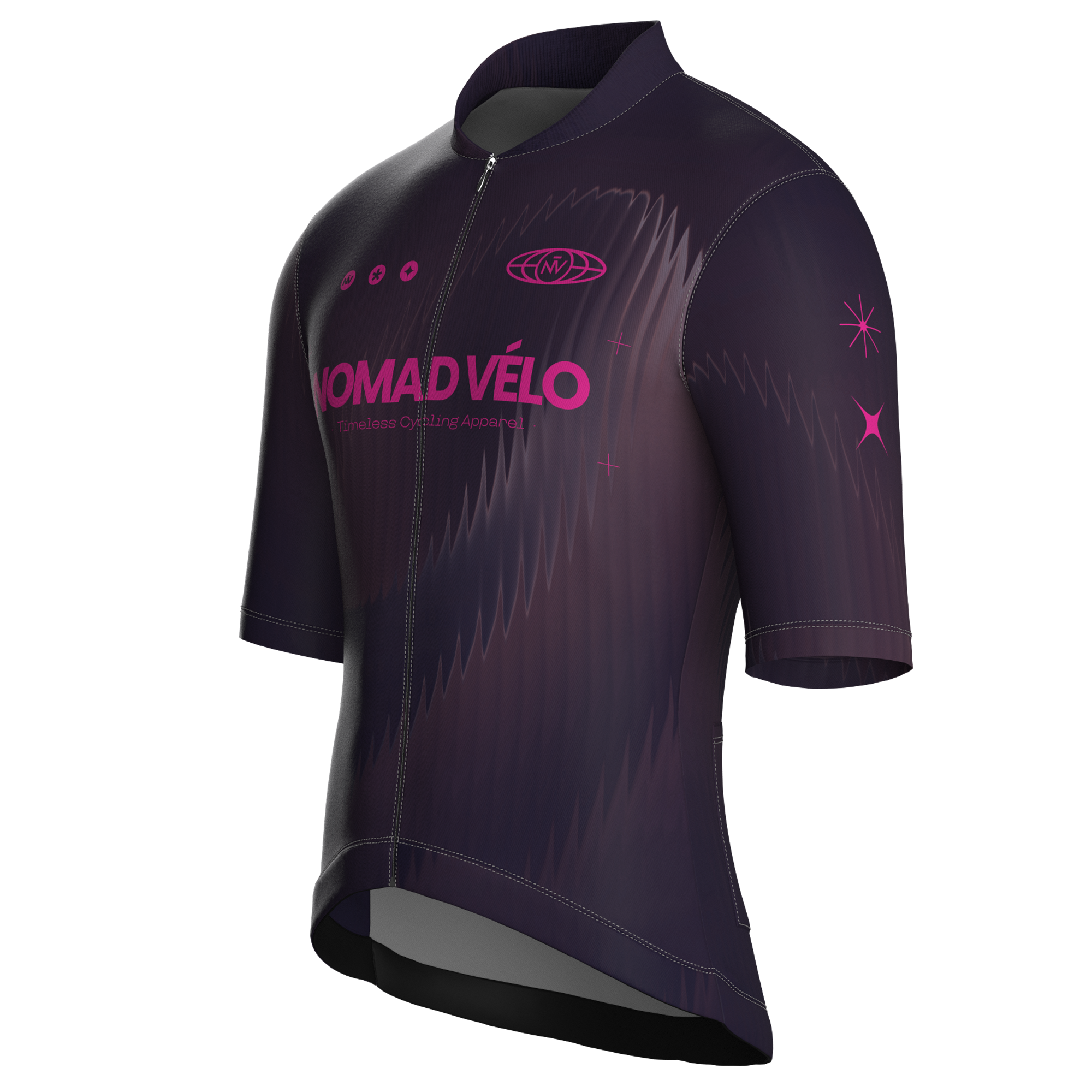 Aurora Plum Jersey – Cycling Short Sleeve Race Fit