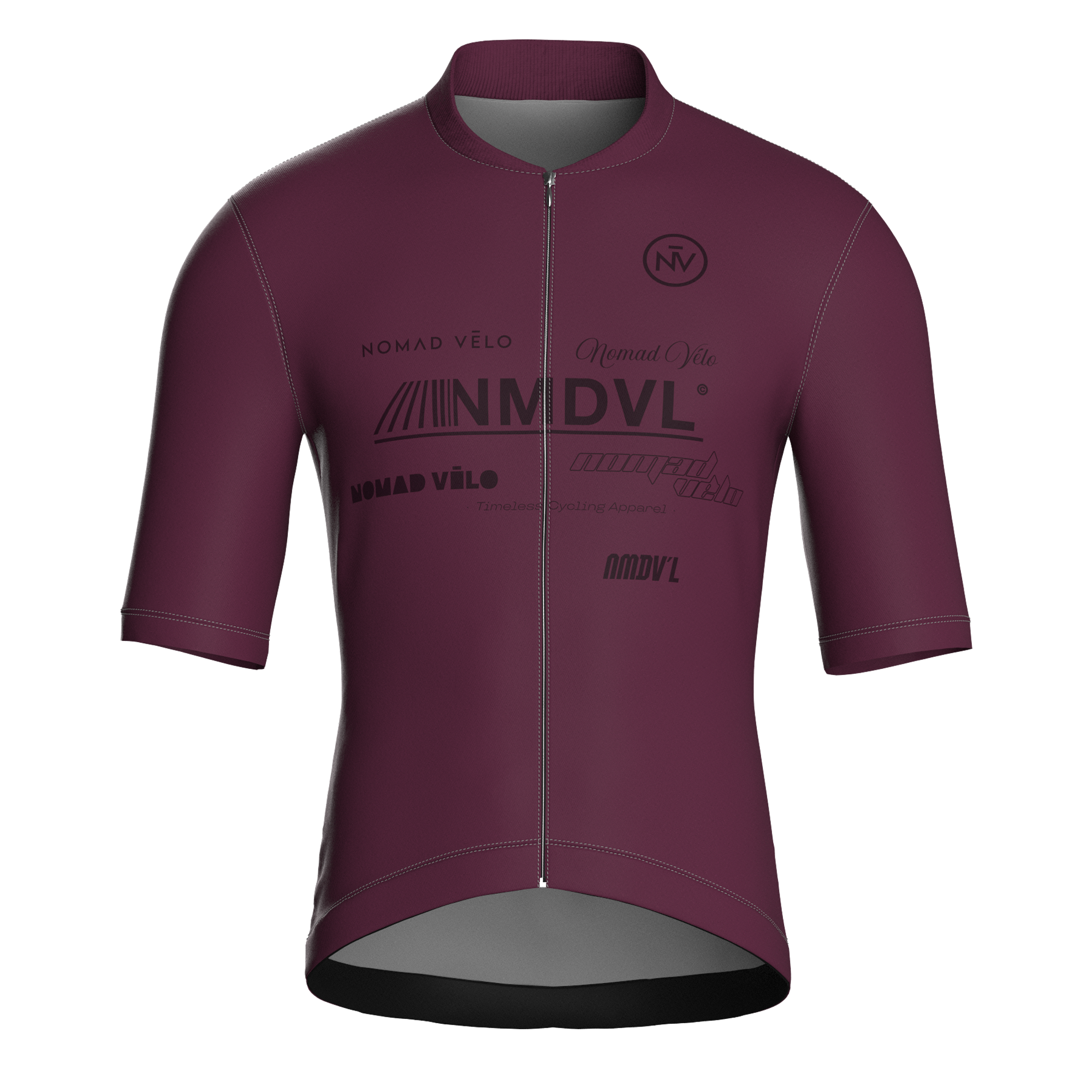 Element Burgundy Short Sleeve Jersey | Nomad Vélo