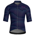 Pinstripe Navy Jersey – Cycling Short Sleeve Race Fit