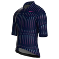 Pinstripe Navy Jersey – Cycling Short Sleeve Race Fit