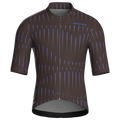 Pinstripe Brown Jersey – Cycling Short Sleeve Race Fit