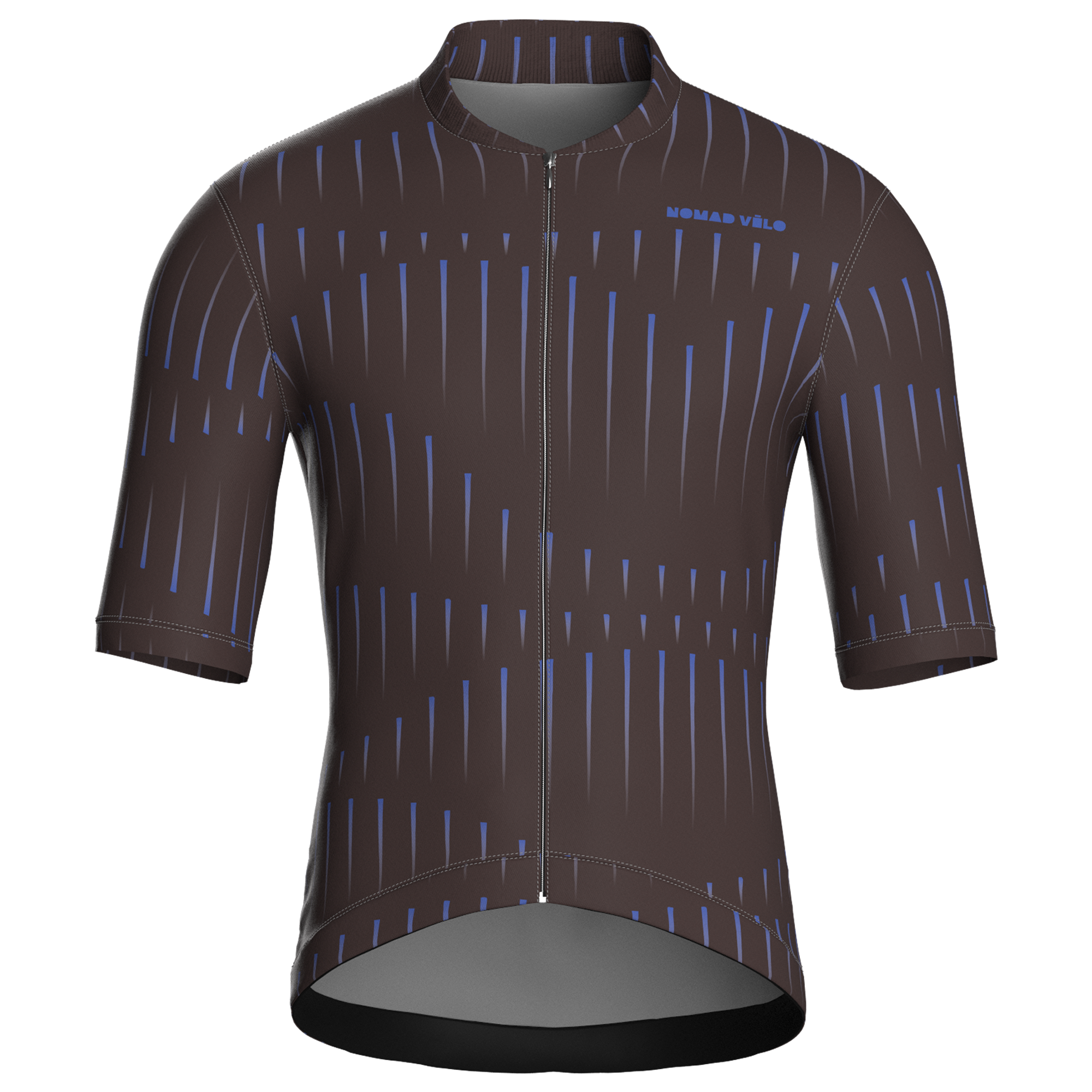 Pinstripe Brown Jersey – Cycling Short Sleeve Race Fit