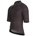 Pinstripe Brown Jersey – Cycling Short Sleeve Race Fit