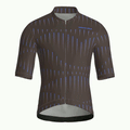 Pinstripe Brown Jersey – Cycling Short Sleeve Race Fit