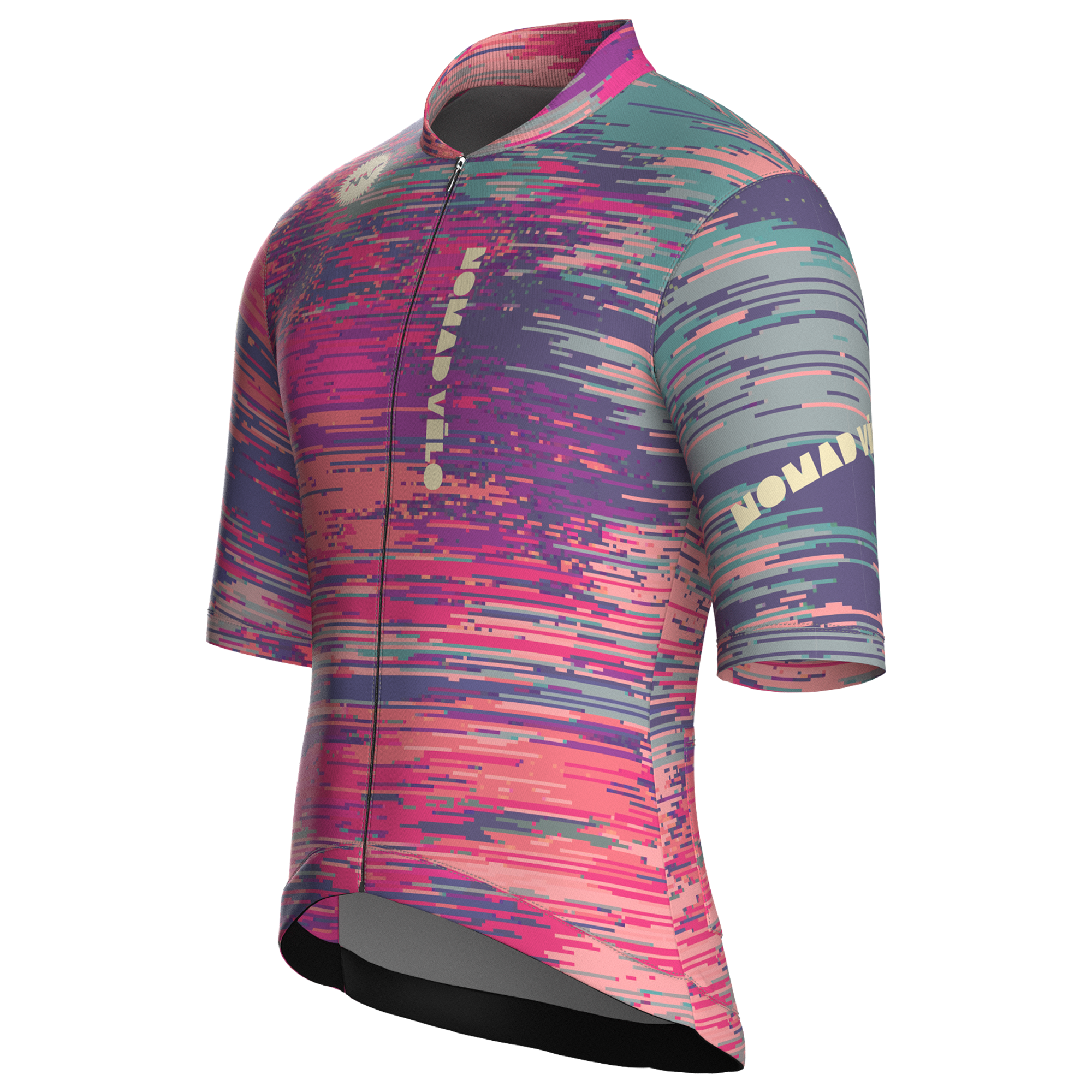 Glitch Pink Jersey – Cycling Short Sleeve Race Fit