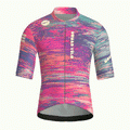 Glitch Pink Jersey – Cycling Short Sleeve Race Fit