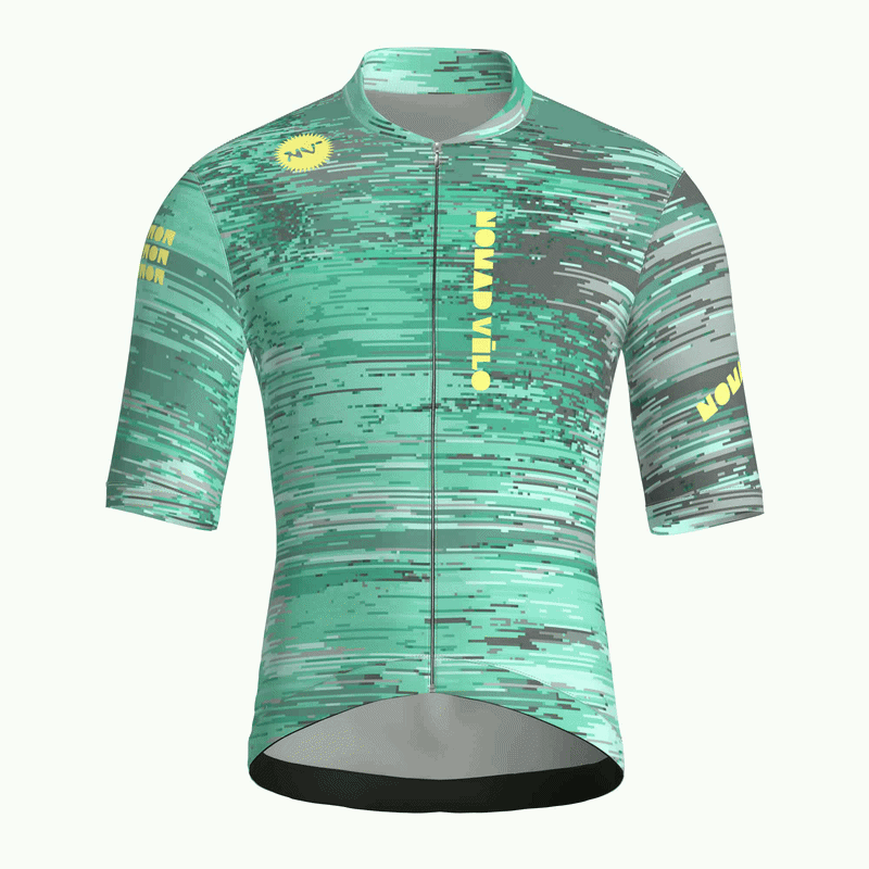 Glitch Mint Jersey – Cycling Short Sleeve Race Fit