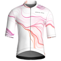 Contour White Jersey – Cycling Short Sleeve Race Fit