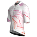 Contour White Jersey – Cycling Short Sleeve Race Fit