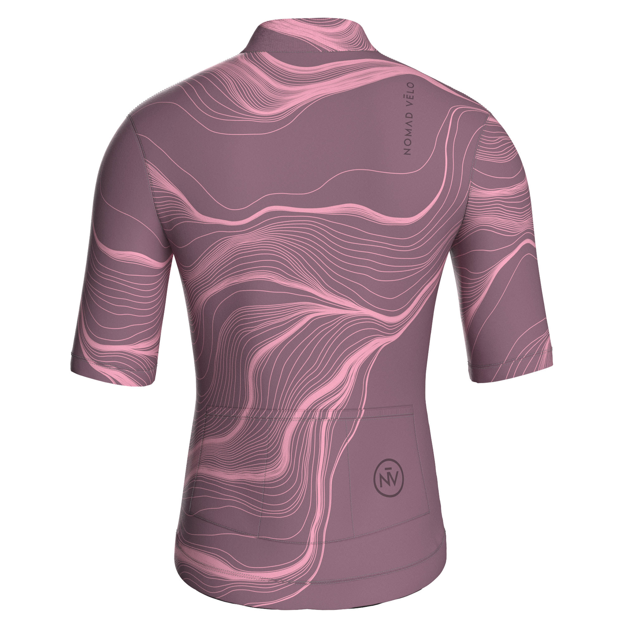 Contour Mauve Jersey – Cycling Short Sleeve Race Fit